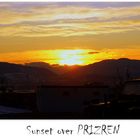 Sunset over Prizren