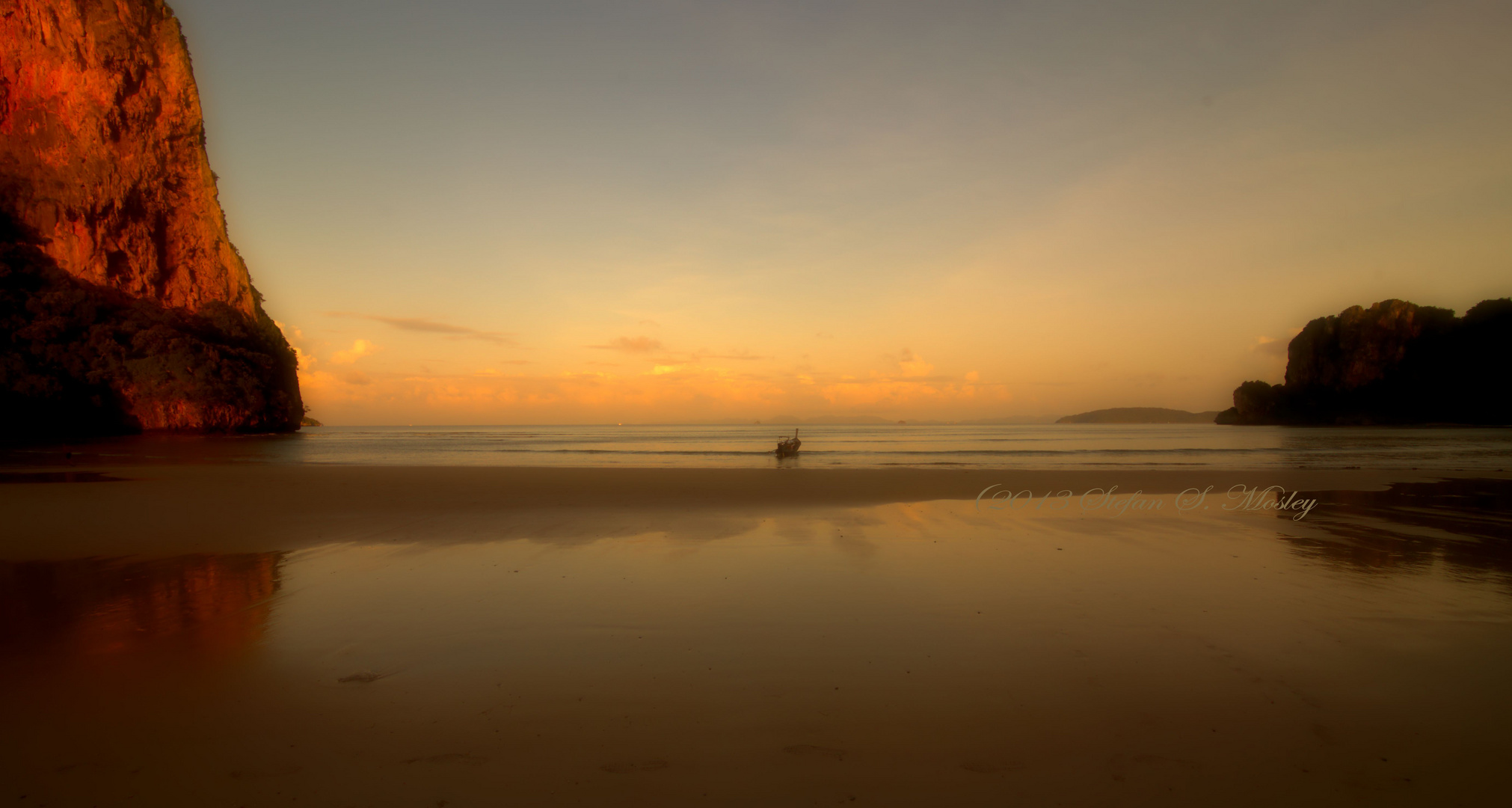 Sunset over Railay Beach