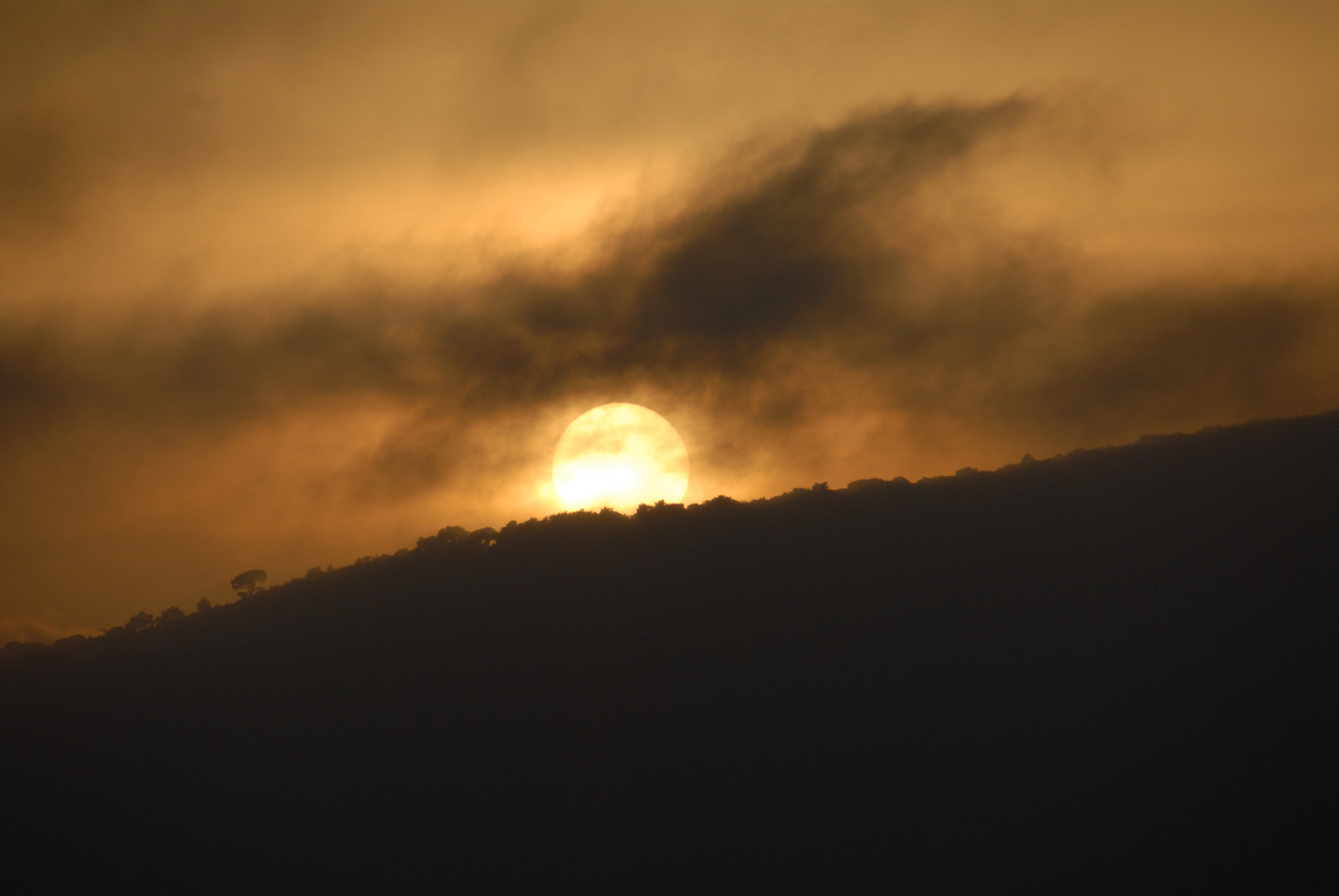 Sunset over Ramatuelle, France