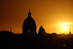 Sunset over Rome