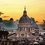 SUNSET OVER ROME