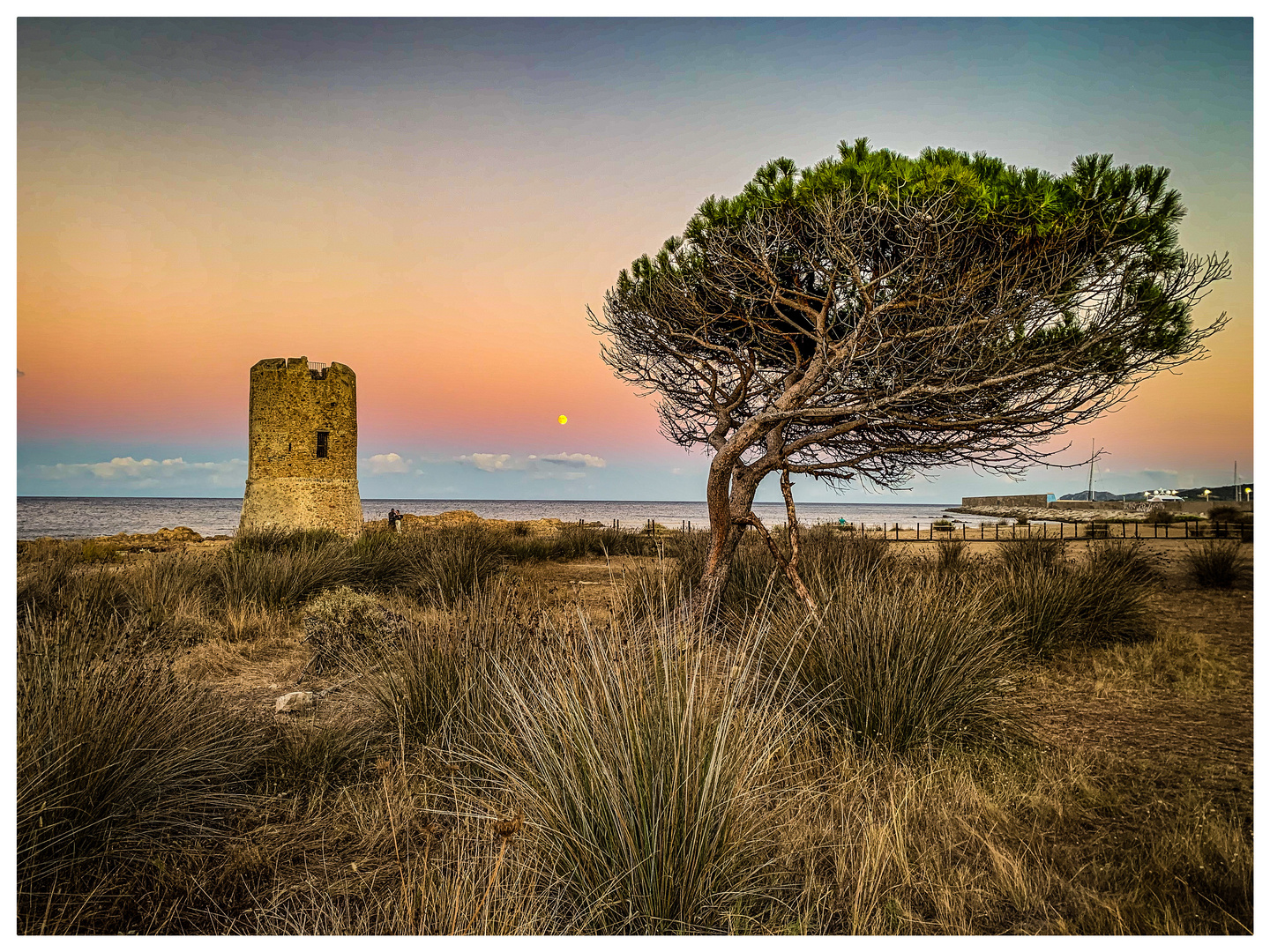 -= sunset over sardinia =-