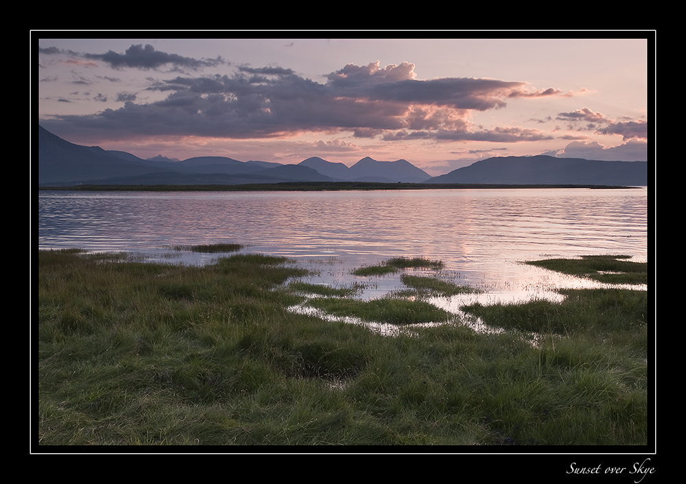 Sunset over Skye