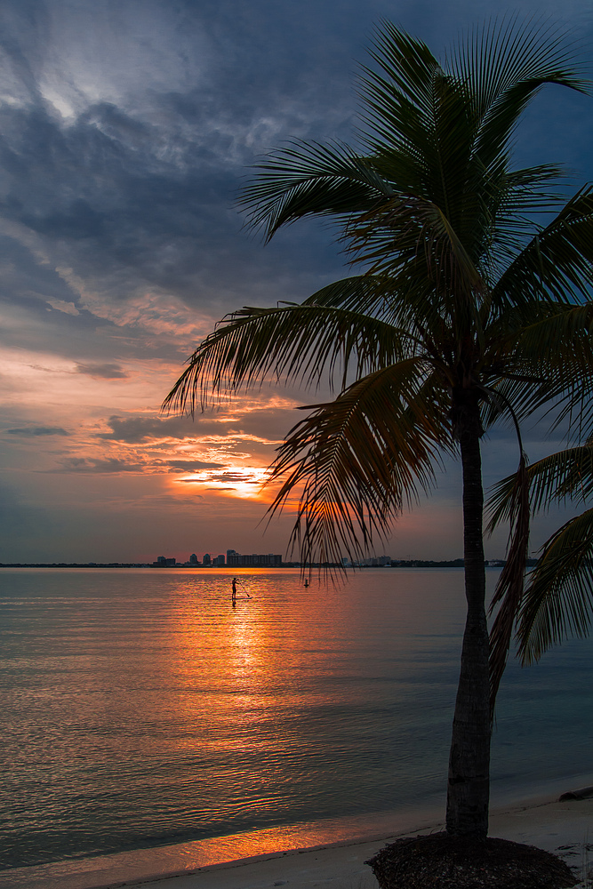 Sunset over South Miami