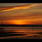 Sunset over Southampton Water