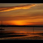 Sunset over Southampton Water