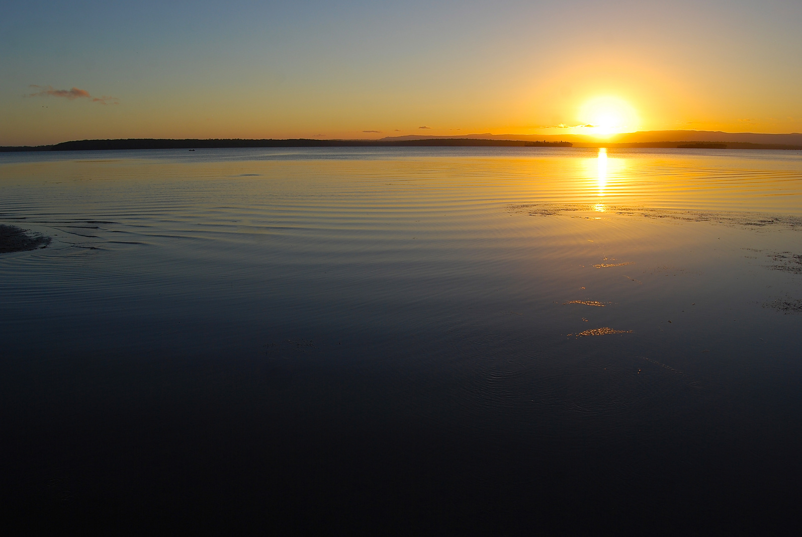 Sunset over St Georges Basin