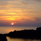 Sunset over St Pauls Bay, Lindos