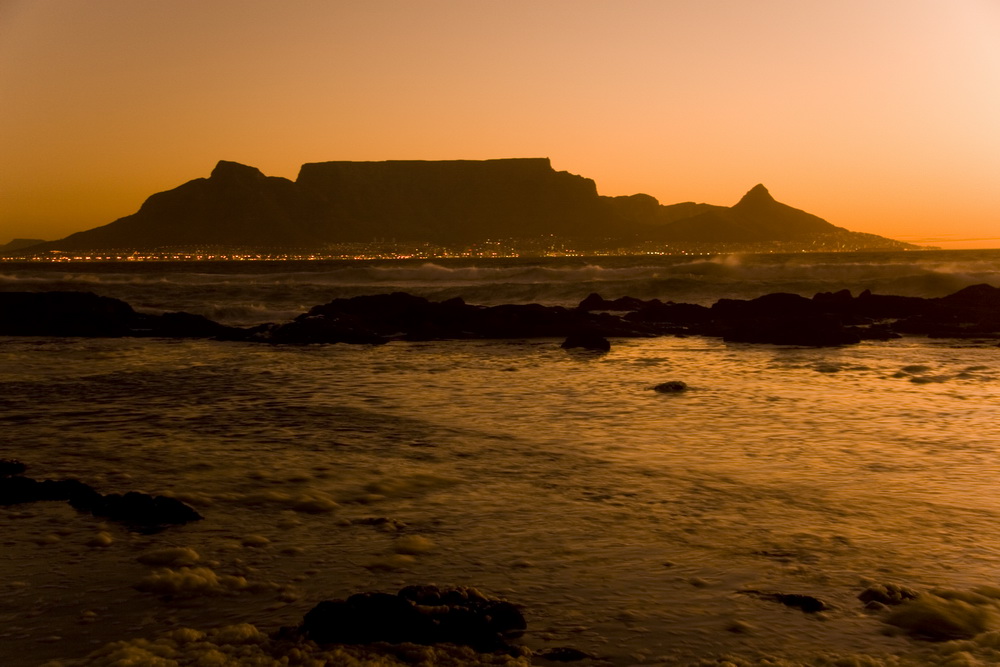 Sunset over Table Mountain