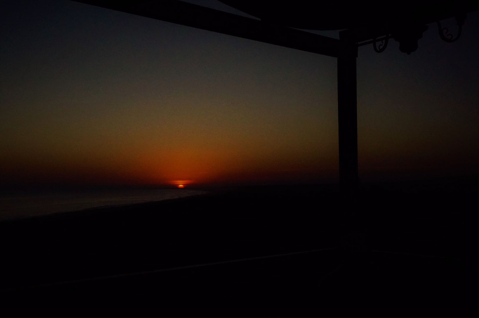 sunset over Tavira