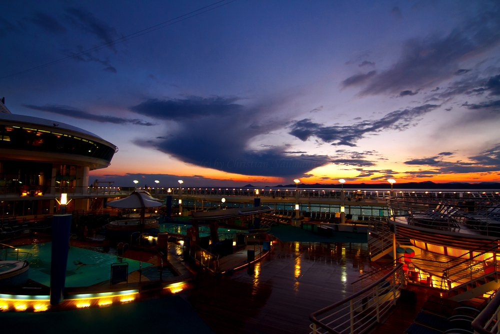 Sunset over the Aegean Sea