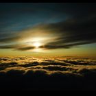 Sunset over the Clouds