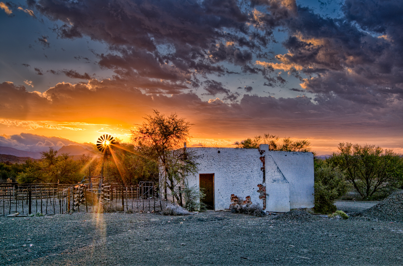 Sunset over the Great Karoo