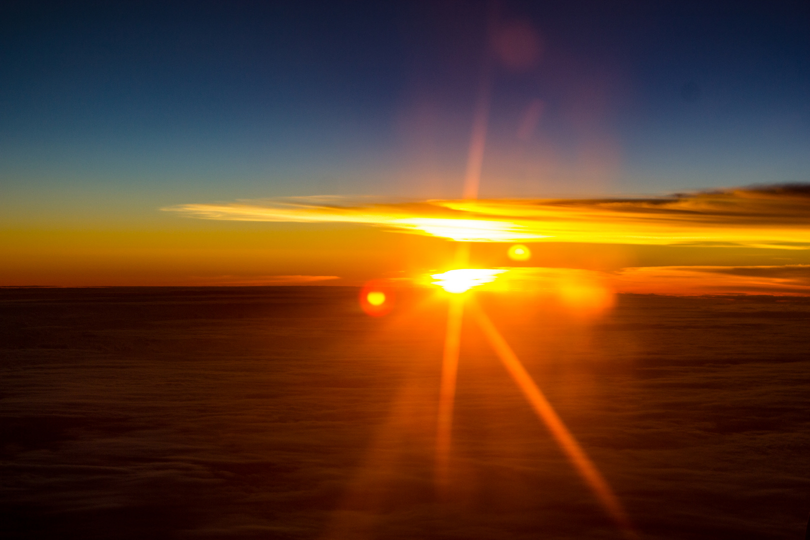 Sunset over the indian ocean