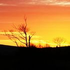 Sunset over The Lake District, England.