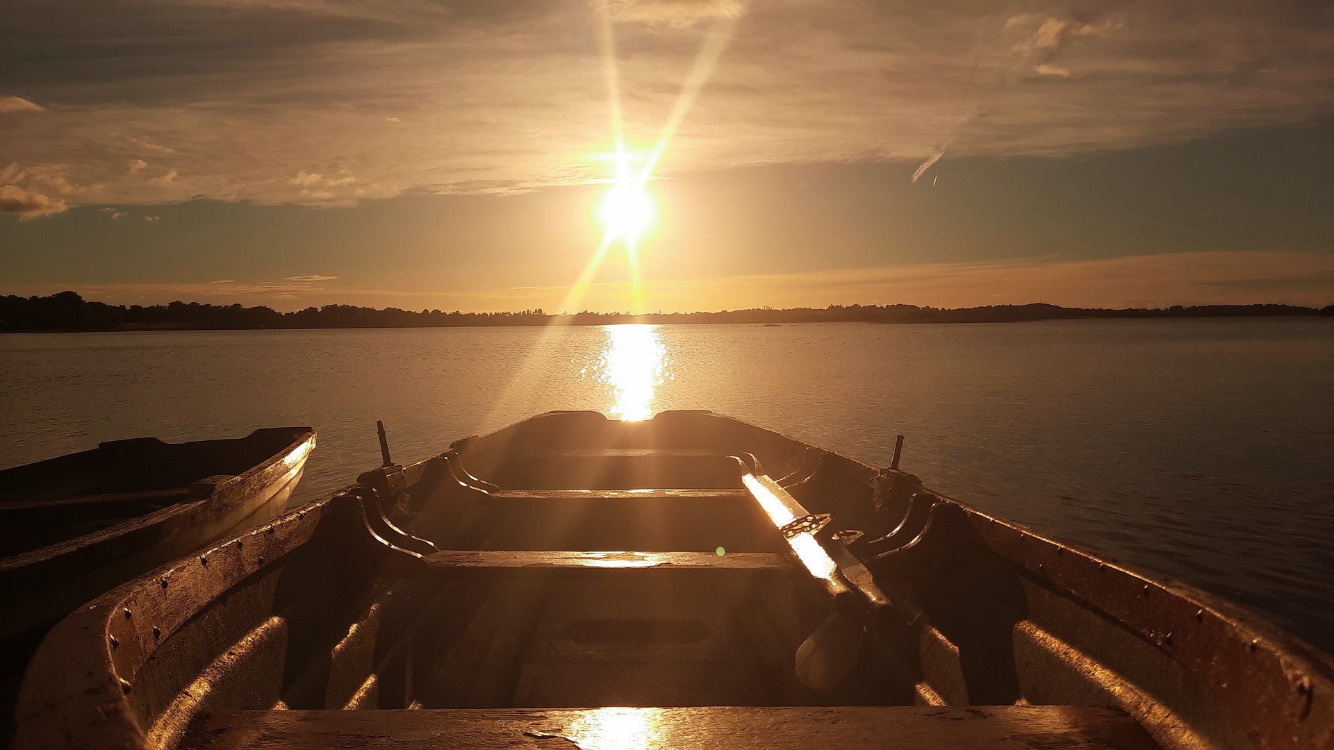 Sunset over the loch