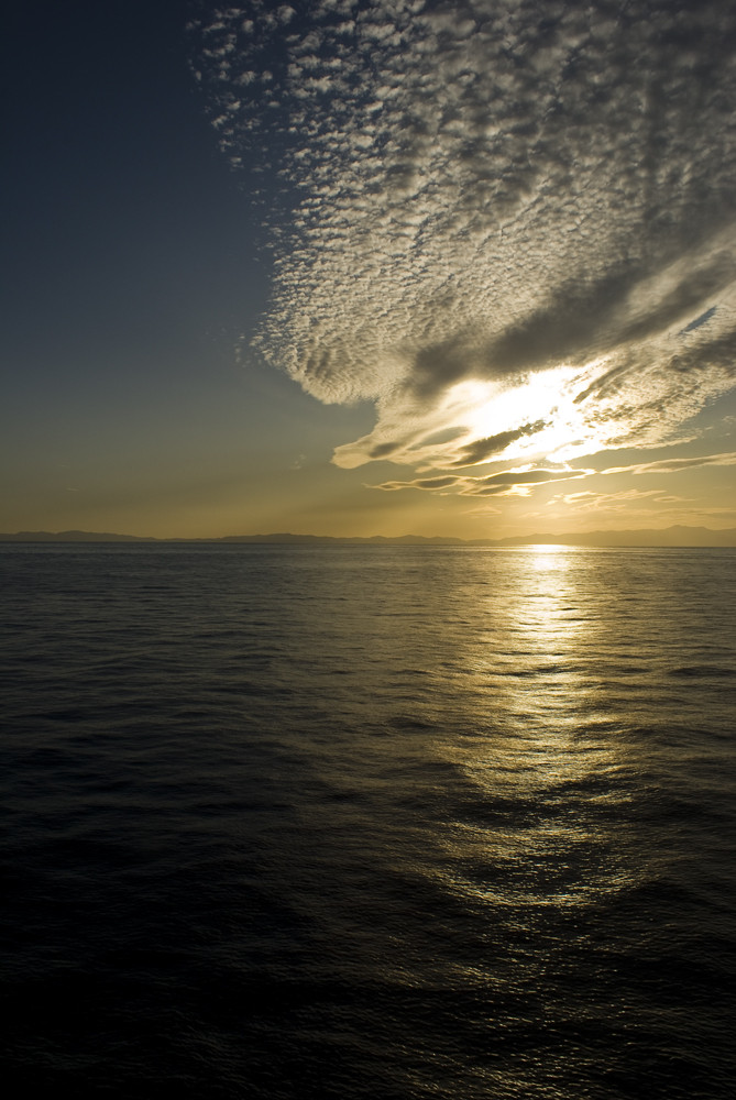 Sunset over the Mediteranean Sea