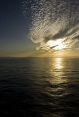 Sunset over the Mediteranean Sea