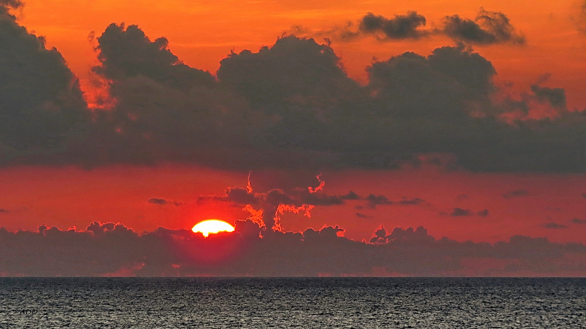 Sunset over the Mediterranean