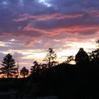 Sunset over the North Rim of the Grand Canyon