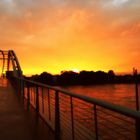 Sunset over the Rhine