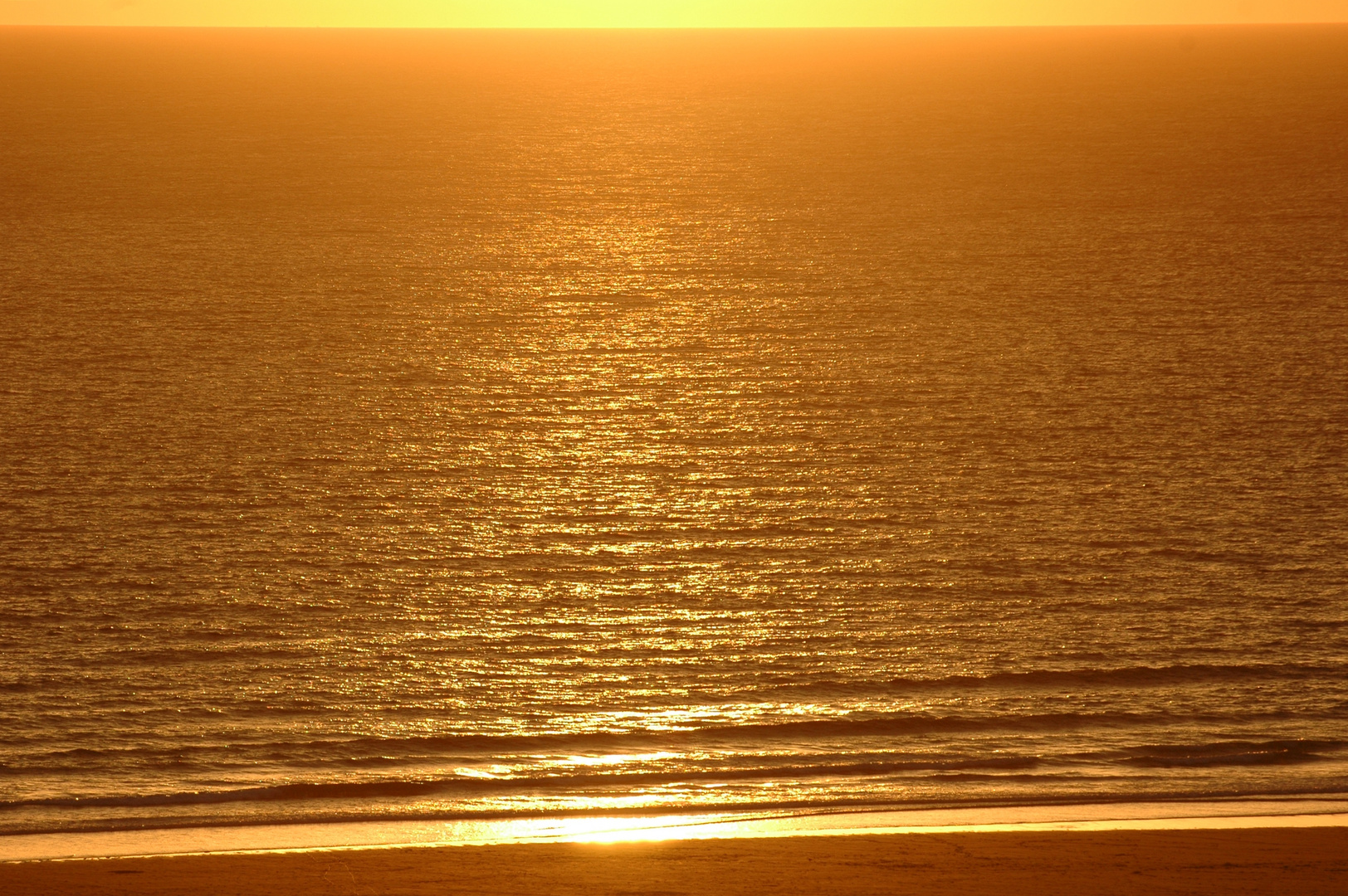 sunset over the sea (Woolacombe Bay UK)