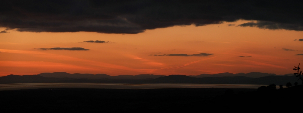 Sunset over the Solway