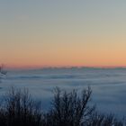 Sunset over the Swiss Alps