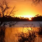 Sunset over the Warrego River