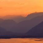 Sunset over Ticino Alps