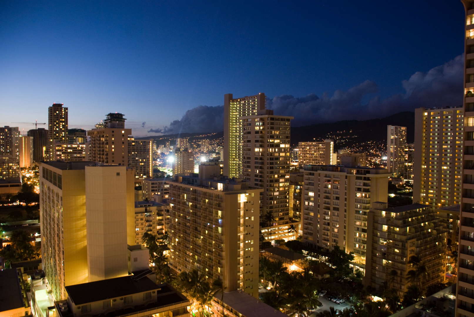 Sunset over Waikiki