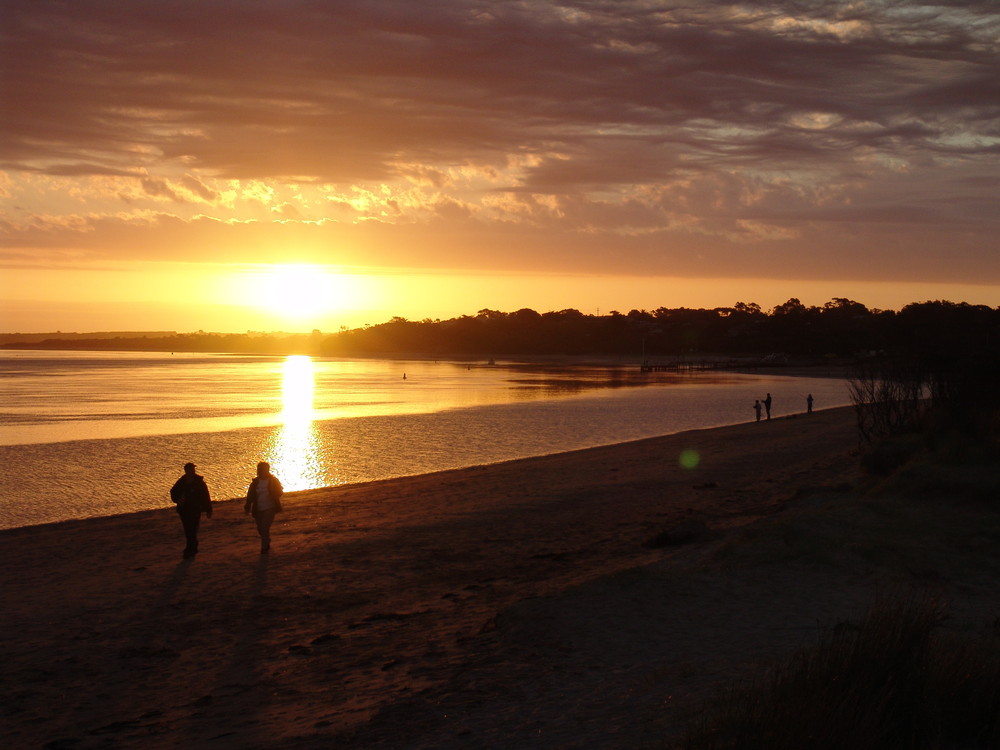 Sunset over Water