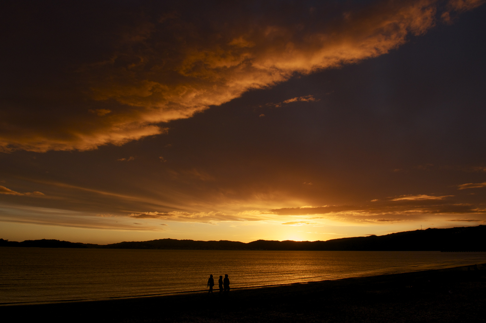 Sunset over Wellington