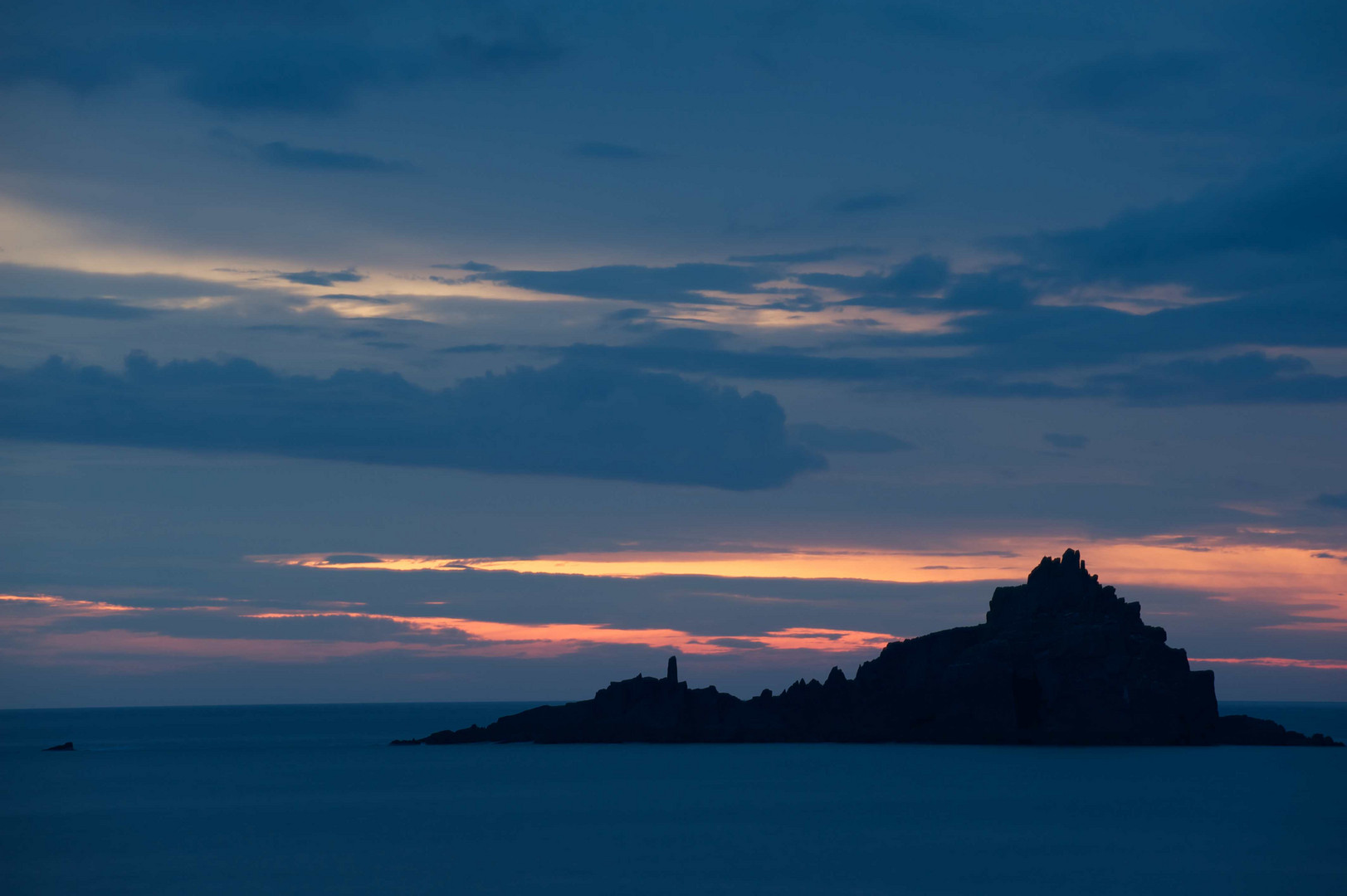 Sunset over westerly Islands