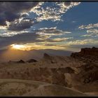 Sunset over Zabriskie Point