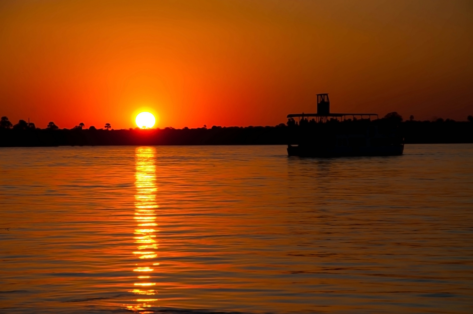 Sunset over Zambezi