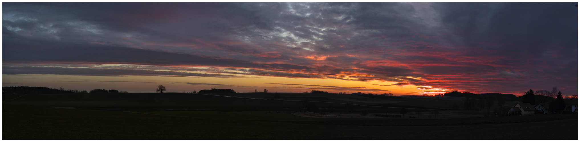 sunset panorama