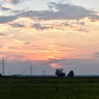 Sunset Panorama in Bremen ; 16th August 2020
