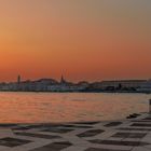 Sunset-Panorama in Venedig