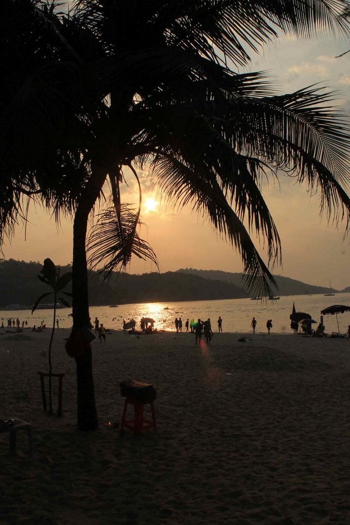 Sunset Patong Beach 2013