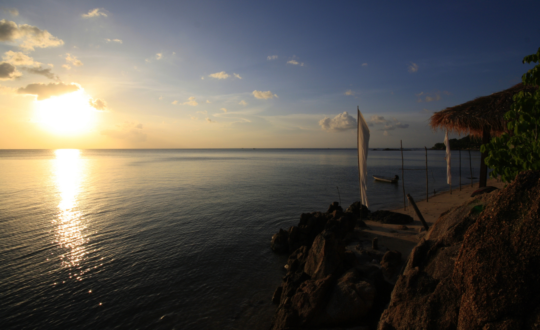 Sunset @ Pirate's Bar auf Koh Phangan