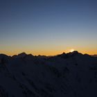 Sunset Pitztaler Gletscher