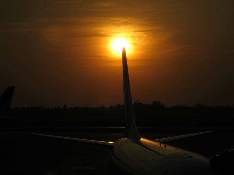 Sunset Plane