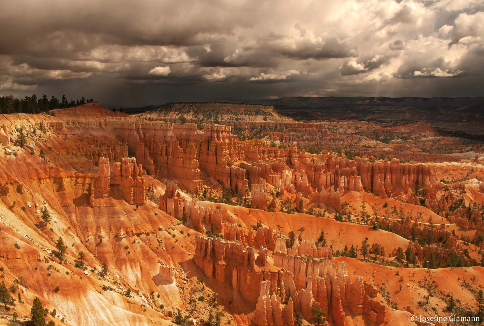 Sunset Point in Soft Hail Vein