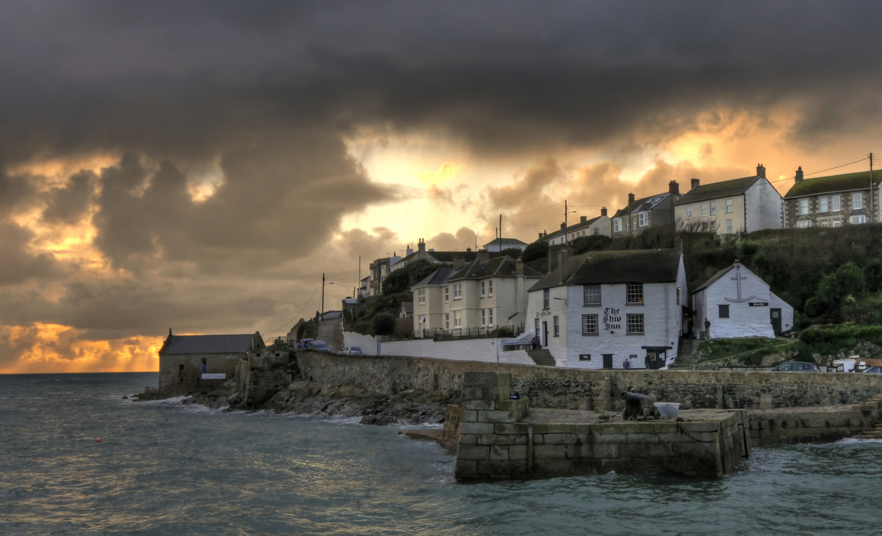 Sunset Porthleven 24.10.2011