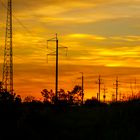 Sunset & Powerlines