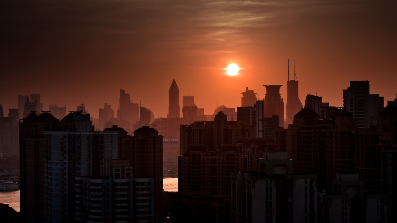 sunset, Pudong - Shanghai