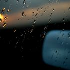 Sunset & Rain & Car