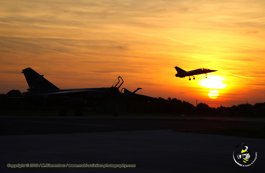 *** Sunset @ Reims Air Base ***