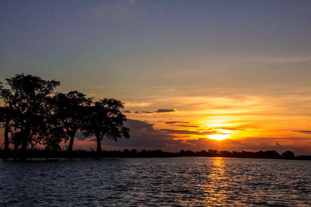 Sunset River Cruise, Chobe, Botswana